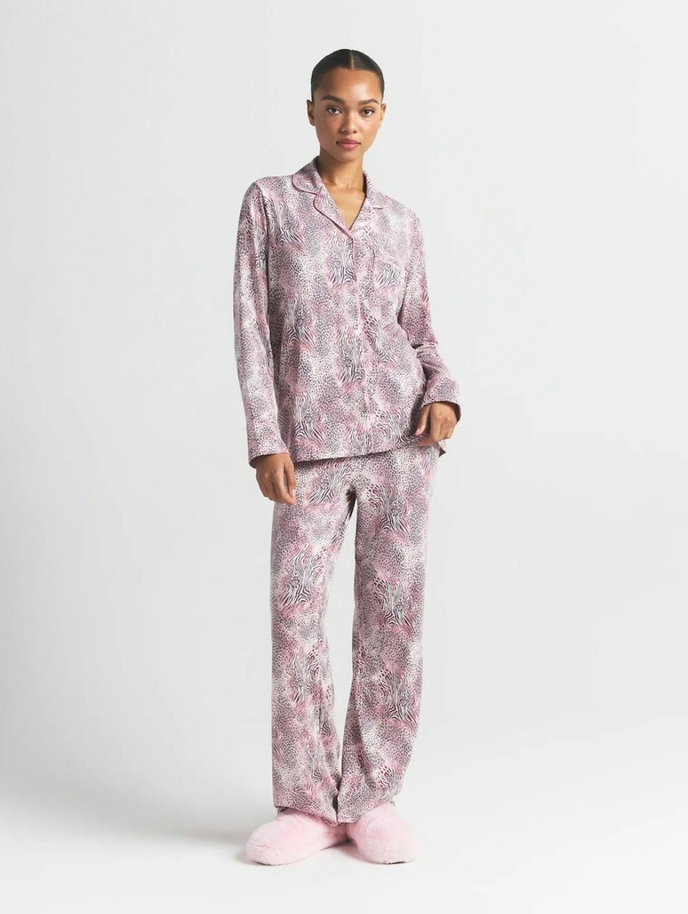 Skims Sleep Long Sleeve Button Up Set